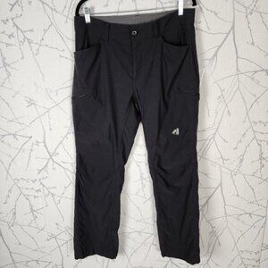 Eddie Bauer First Ascent Black Zippered Pocket Cargo Pants
